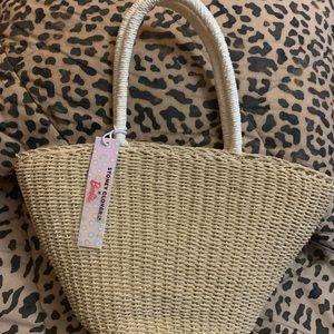 Stoney Clover Lane Malibu Barbie woven tote.